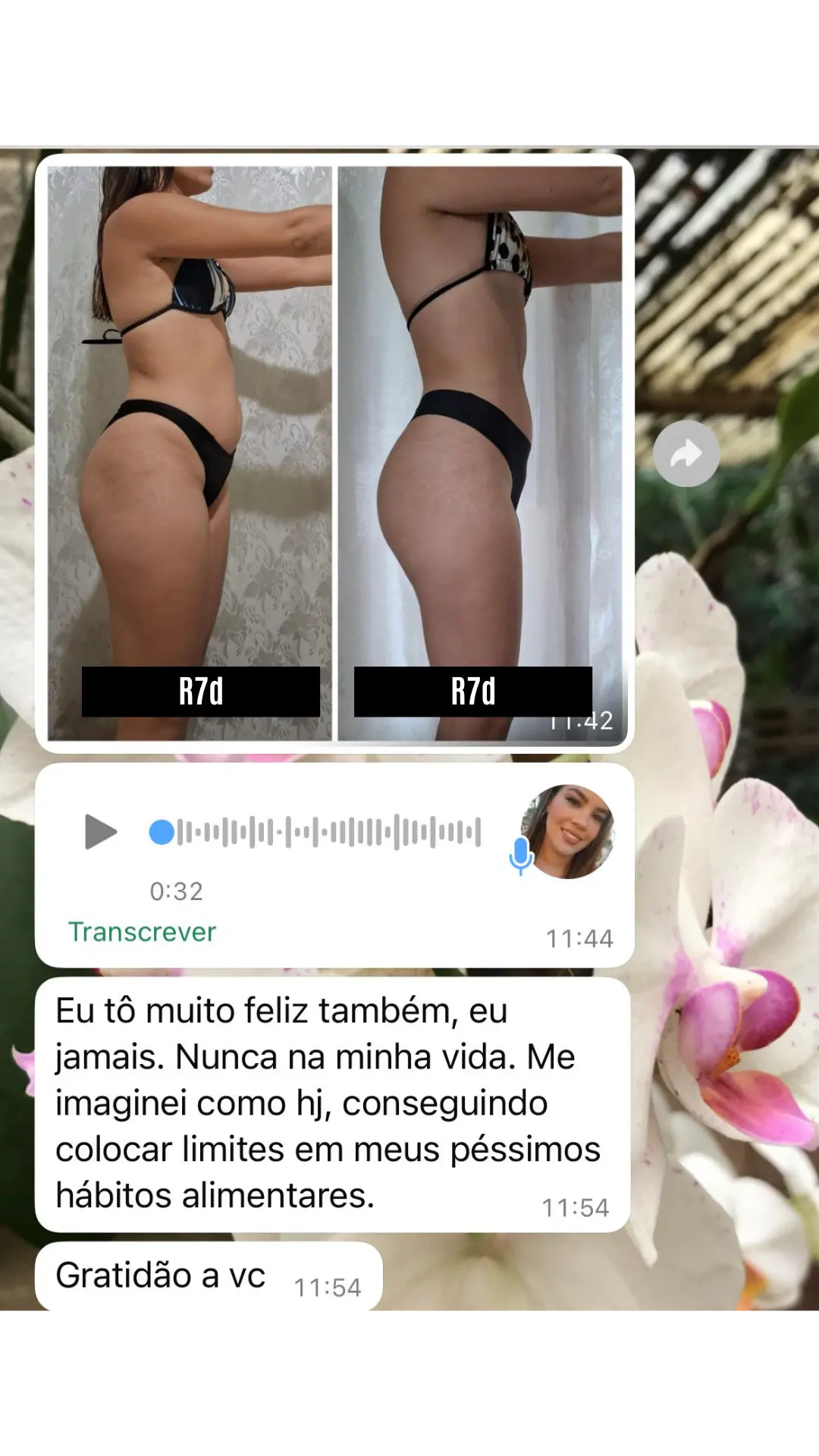 Eu tôi muito feliz